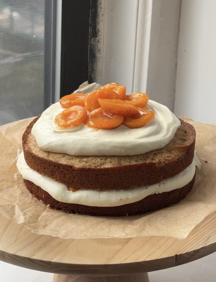 Vanilla Almond Layer Cake